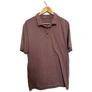 Lululemon Reddish-Brown Short Sleeve Polo Shirt